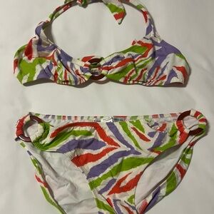 Diane Von Furstenberg Multicolor Bikini Set